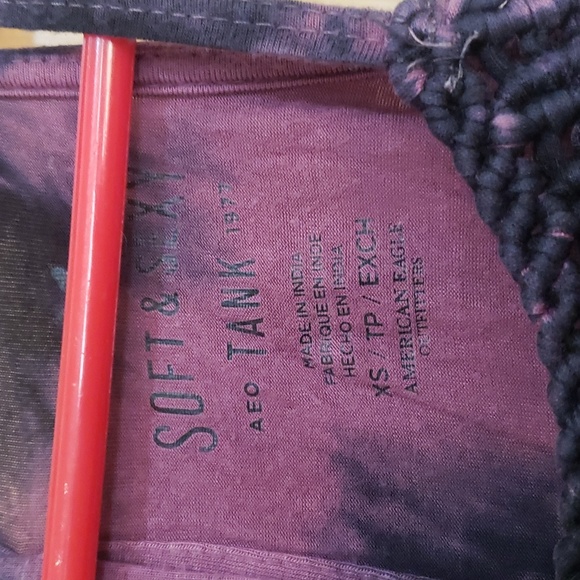 American Eagle crochet tye dye tank - Picture 3 of 3